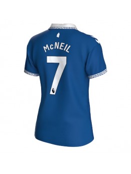 Billige Everton Dwight McNeil #7 Hjemmedrakt Dame 2023-24 Kortermet